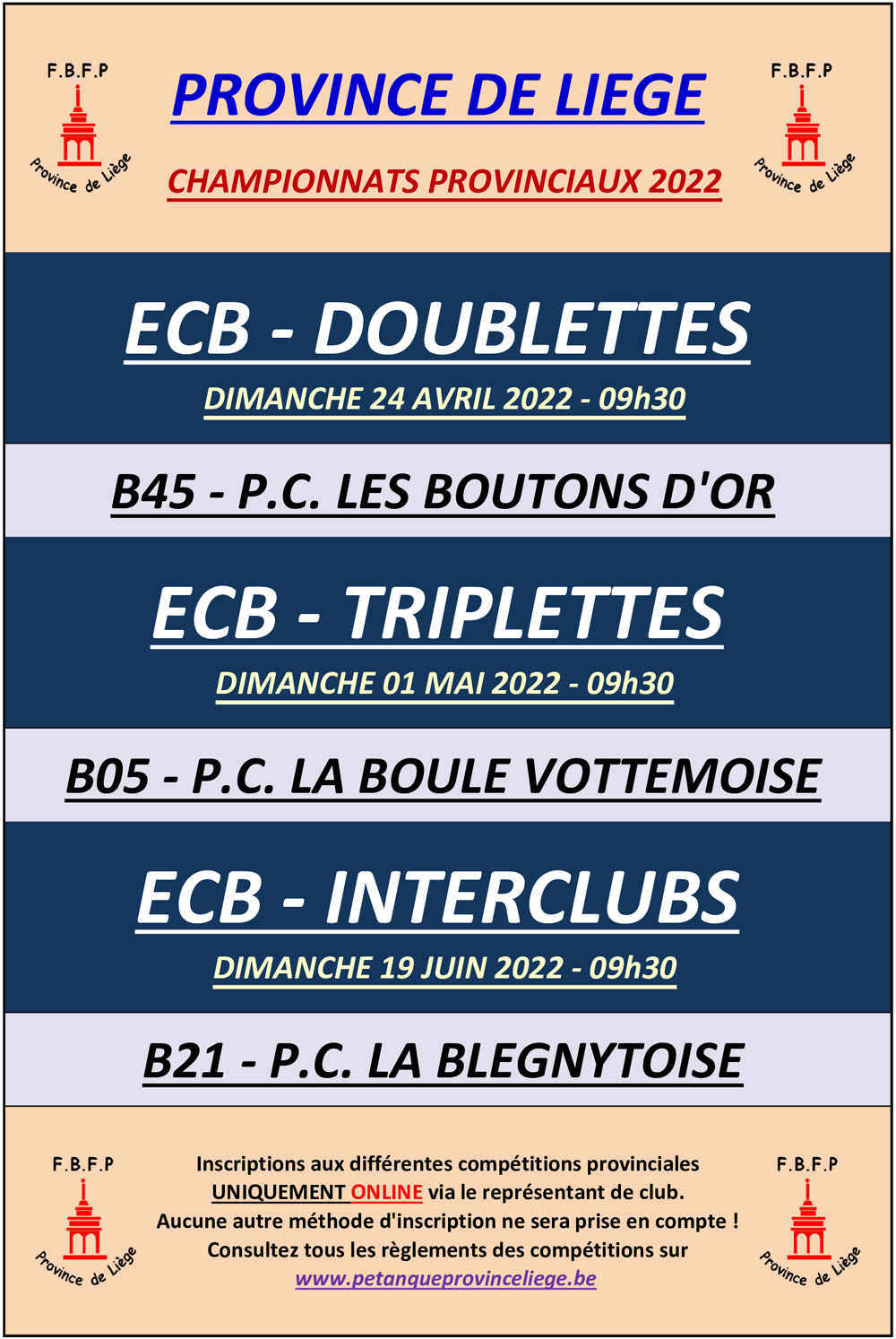 Afficge recapitulative CP 2022