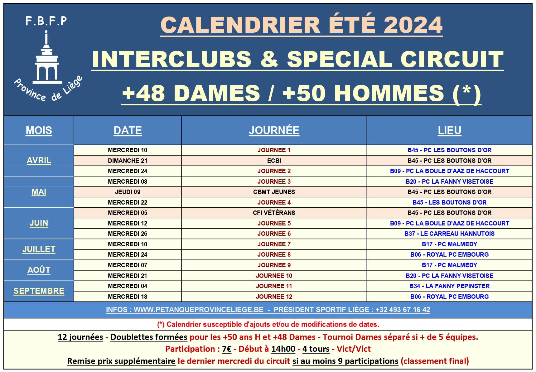 CALENDRIER ETE 2024 circuit +48D 50H VERSION 0.1