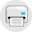 logo imprimante rounded